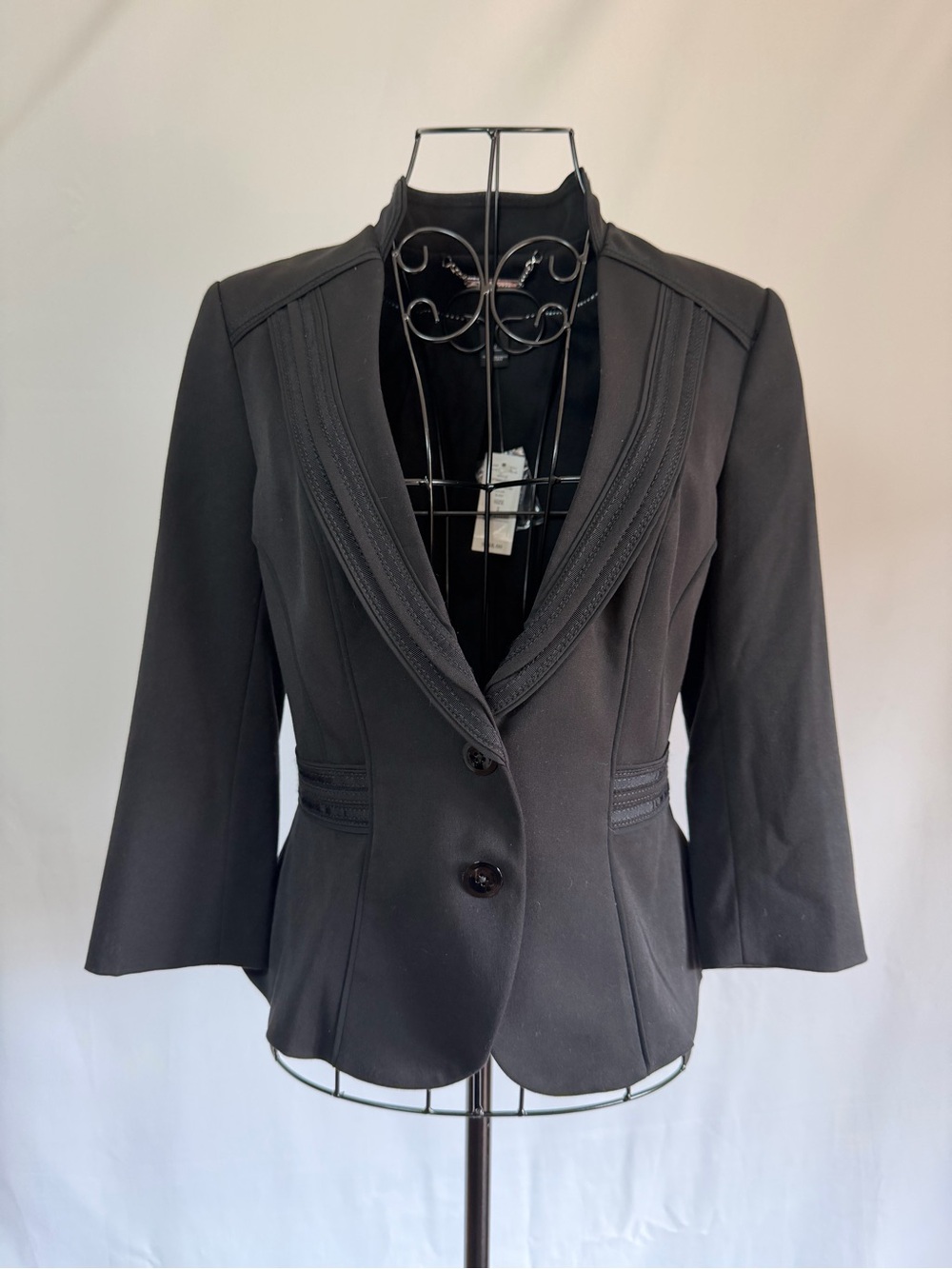 White House Black Market Black Tailored Women's Blazer